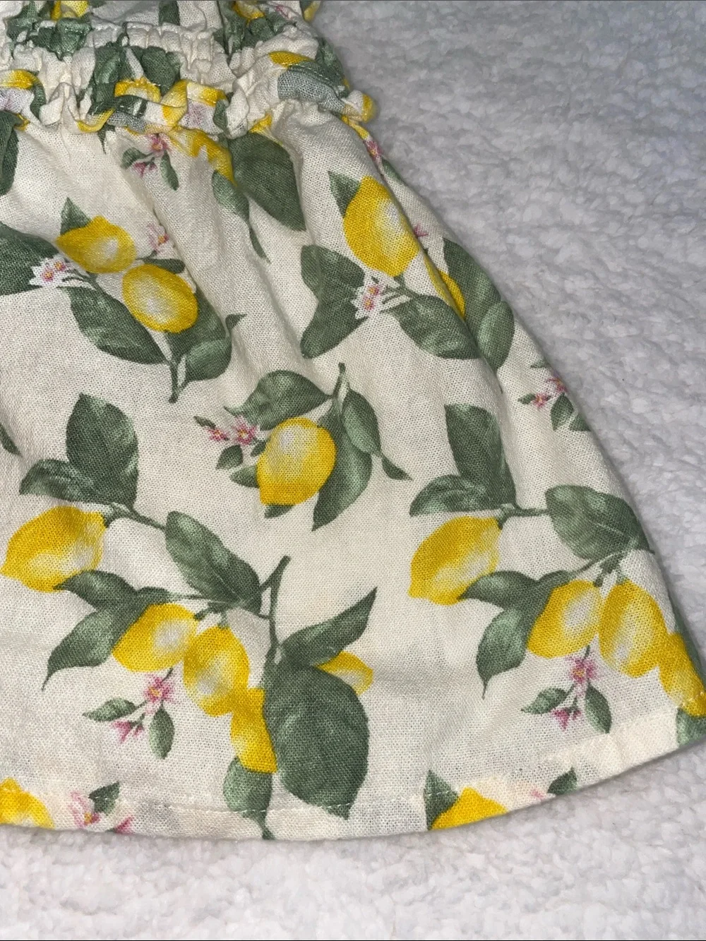 Old Navy Linen Blend Lemon Dress
